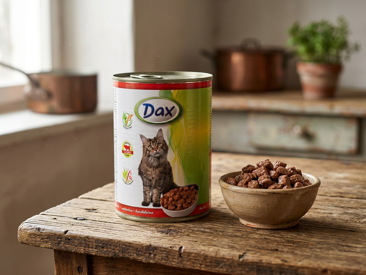 Dax Cat kousky hovězí, konzerva 830 g