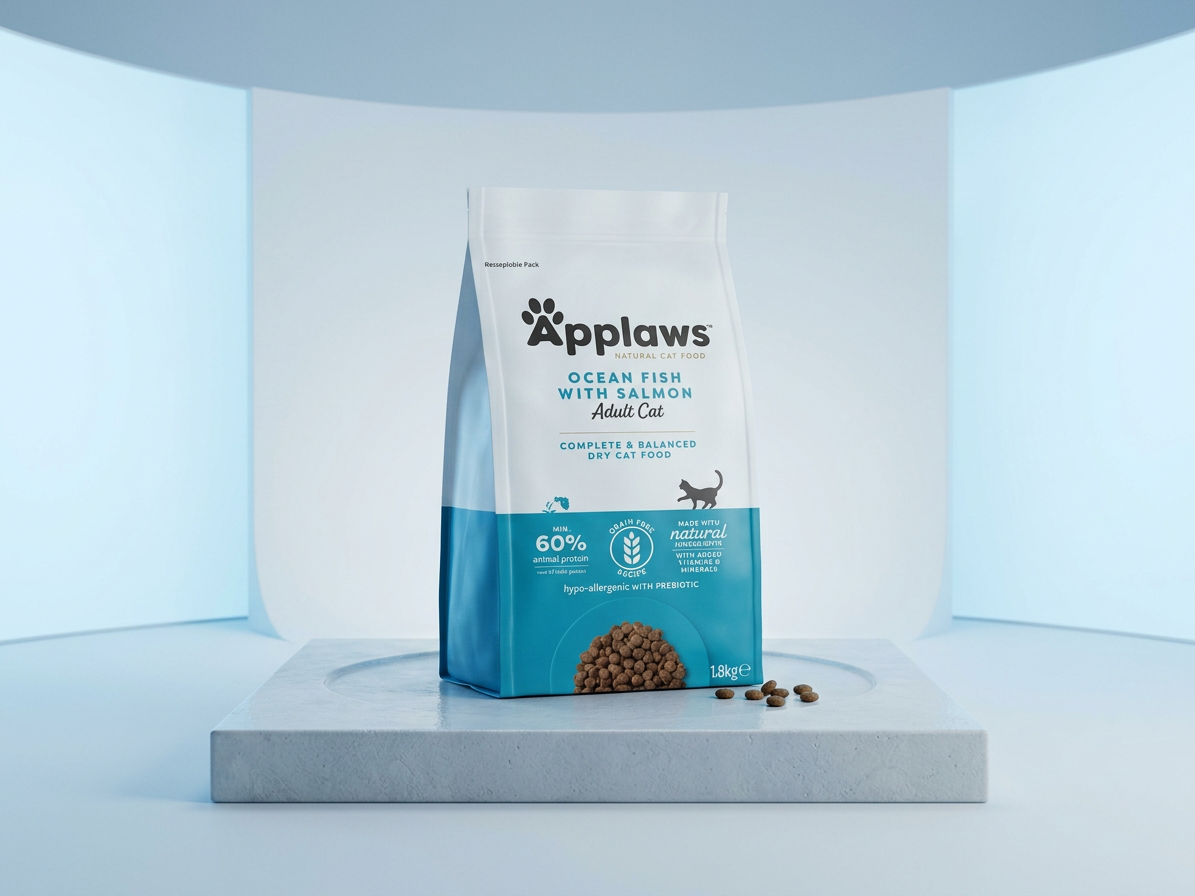 Applaws Cat Adult granule s mořskými rybami a lososem 1,8 kg