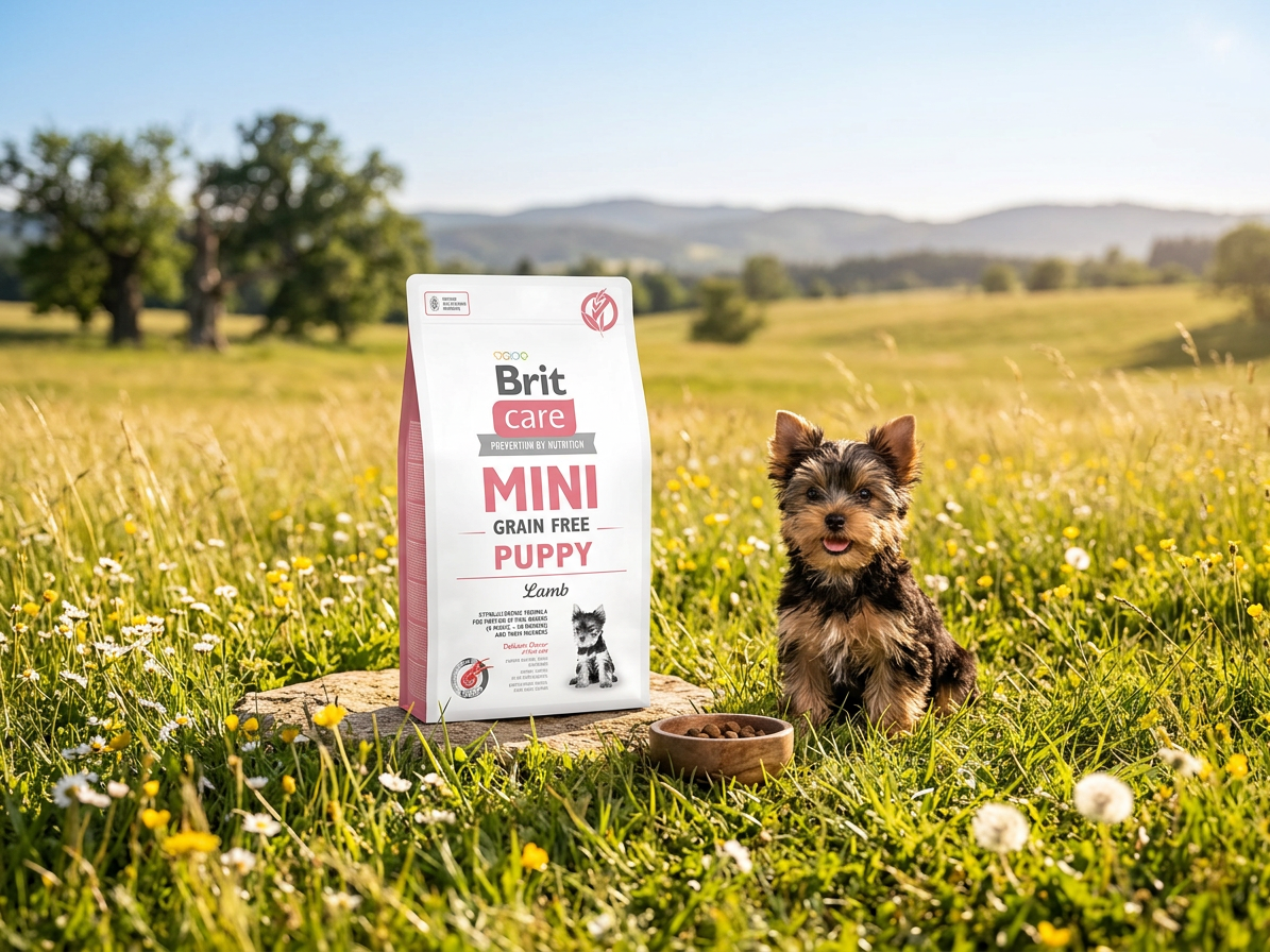 Brit Care Mini Dog Puppy Lamb – bezobilné granule s jehněčím 2 kg