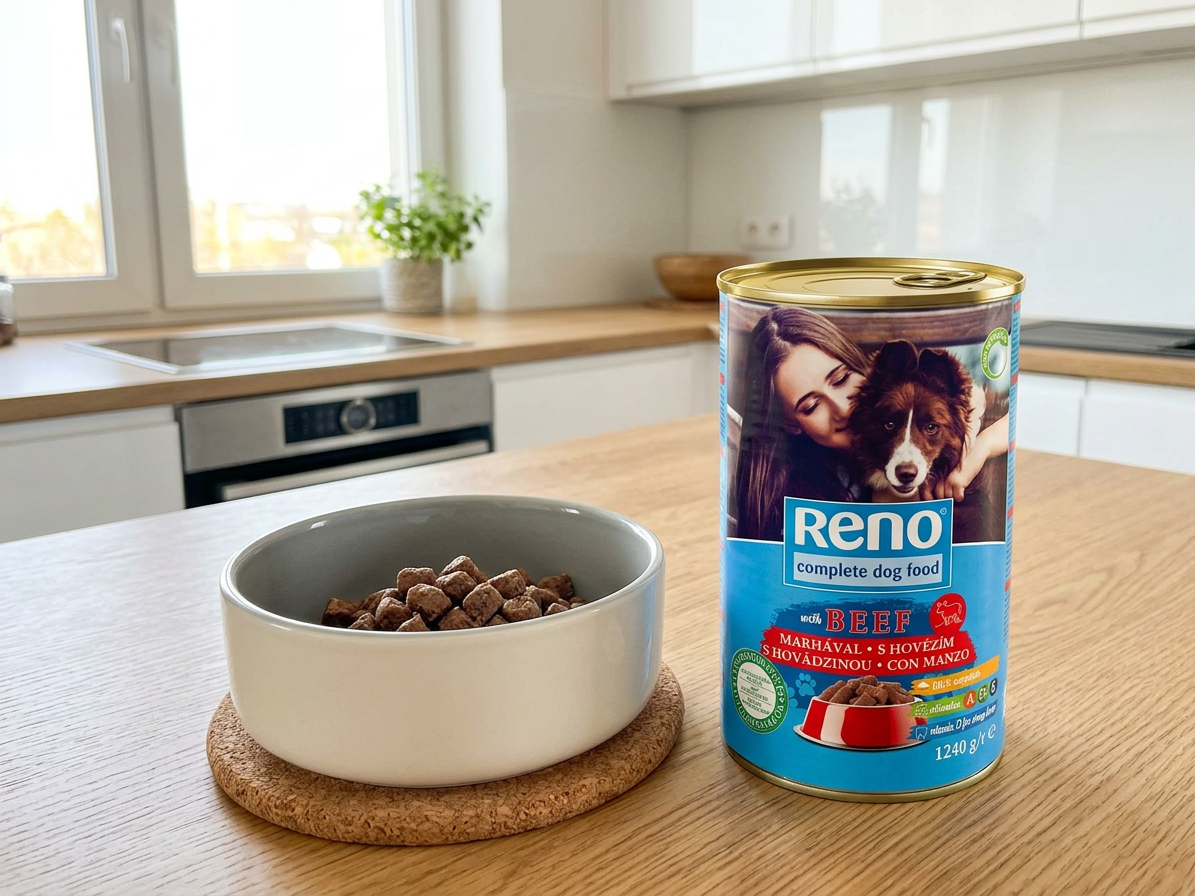 RENO Dog hovězí, kousky 1240 g