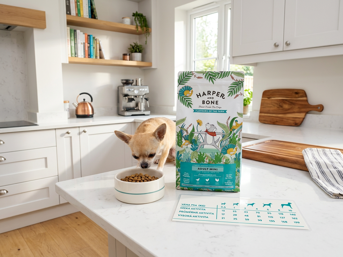 Harper & Bone Dog Adult Mini příchutě farmy – vzorek 100 g