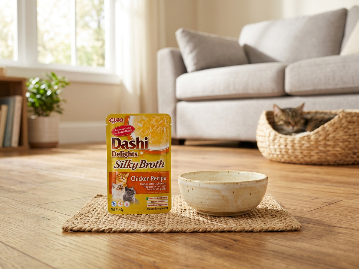 Churu Cat Dashi Delights Silky Broth Chicken 40g