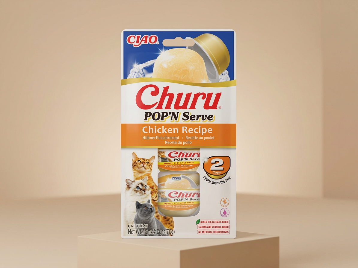 Inaba Churu POP'N SERVE kuře 2 x 35 g