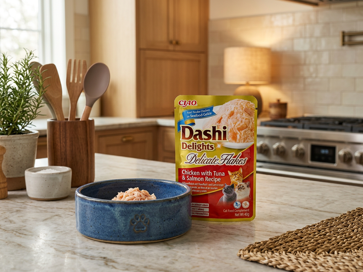 Churu Cat Dashi Delights Deli Flakes Chick&Tun&Salm40g