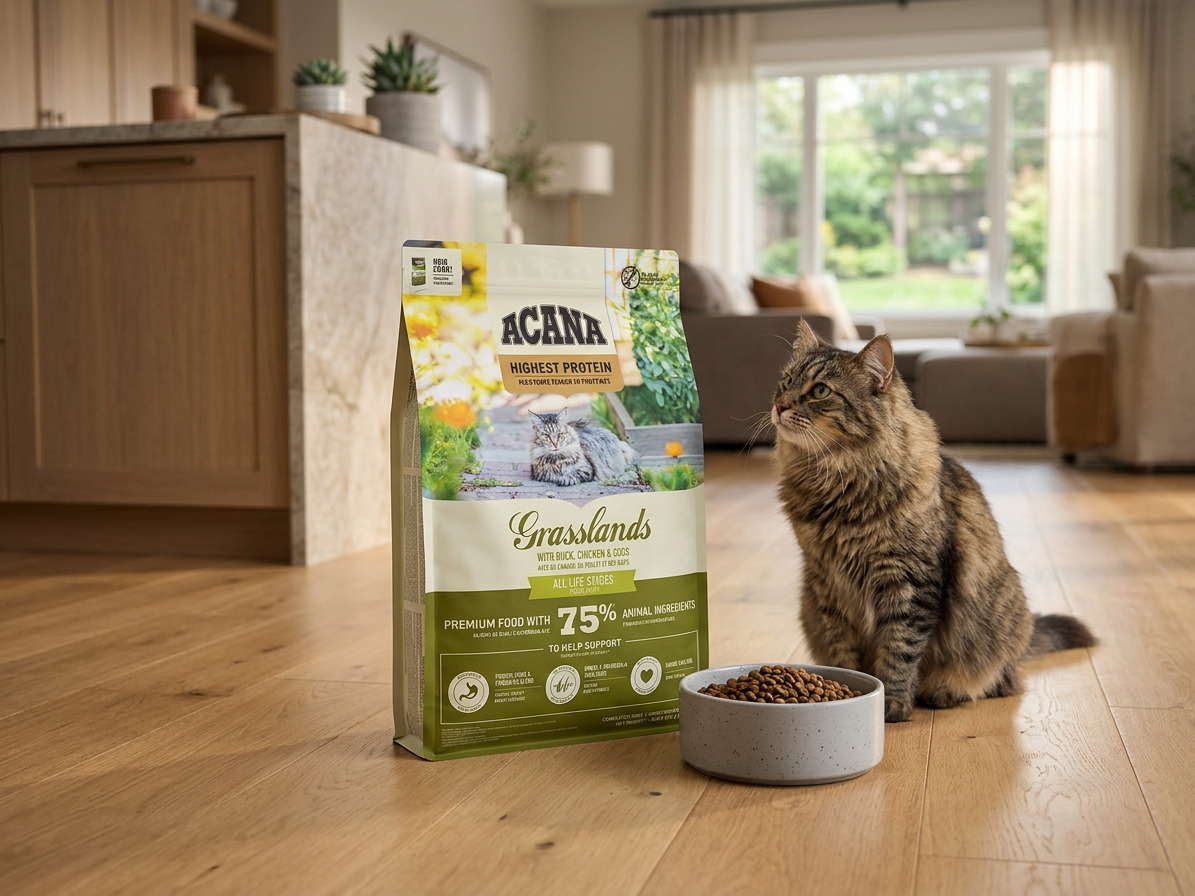 ACANA Grasslands Cat Grain-Free 4,5 kg – bezobilné granule