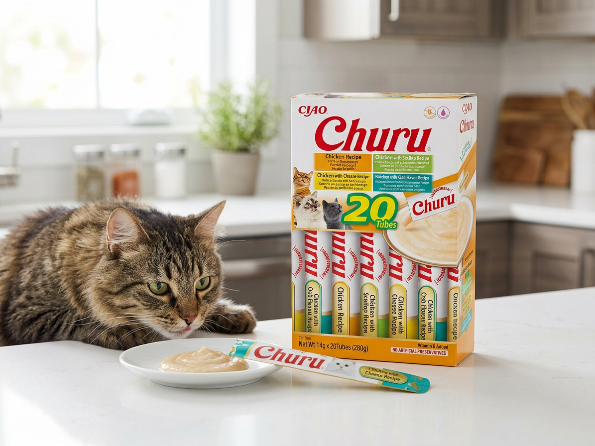 Churu cat masové pyré mix - kuře 280g