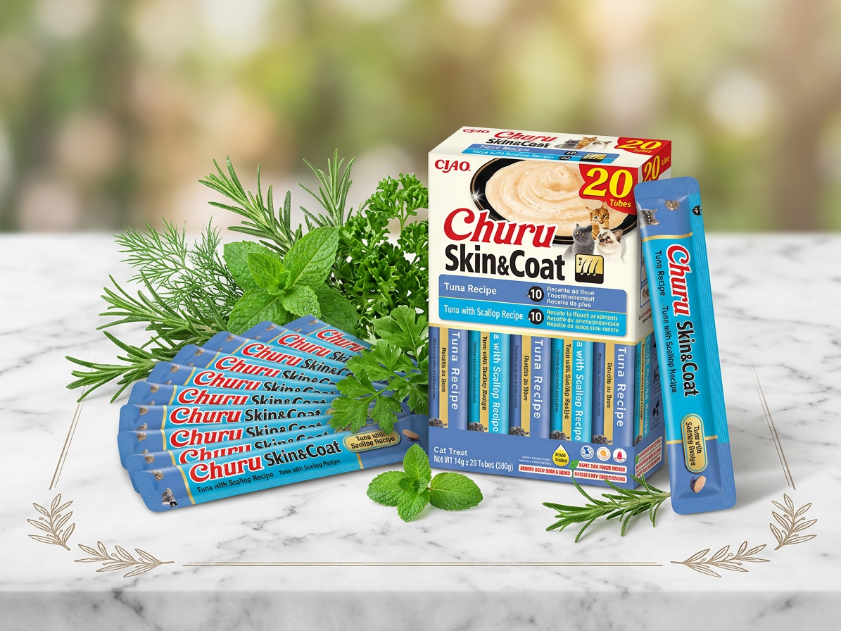 Churu Cat BOX Skin&Coat Tuna Variety 20x14g