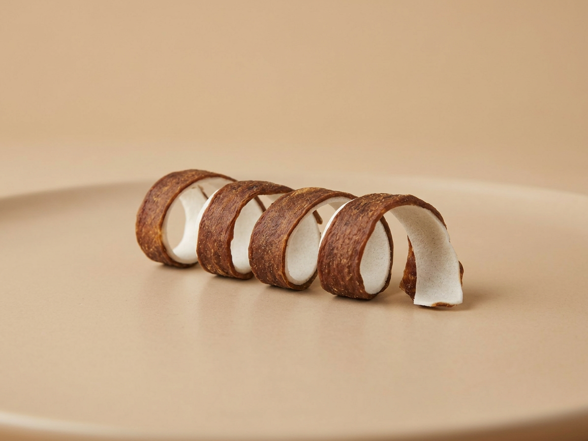 DentaFun Beef Chewing CURL [50], spirála s hovězím masem, 12 cm / 12 g, cena za 1ks