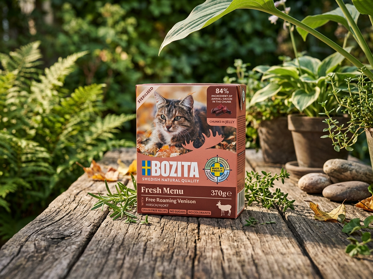 Bozita Cat Sterilised kousky v želé se zvěřinou, tetrapak 370 g