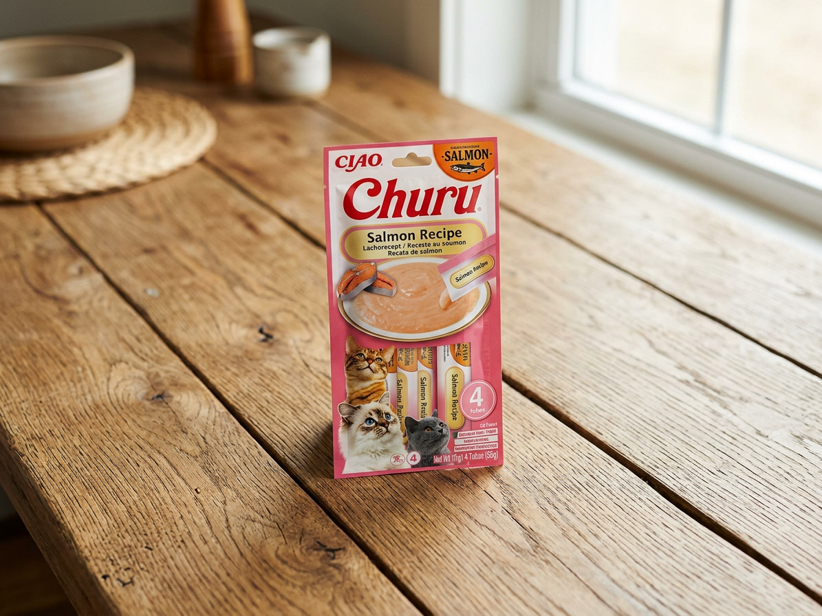 Churu Cat Salmon Recipe 4x14g