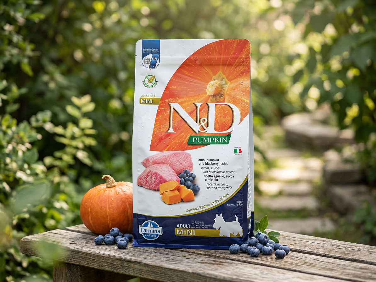 N&D Dog Adult Mini Grain Free Pumpkin Lamb & Blueberry 7 kg