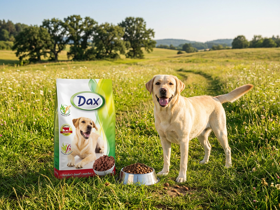 Dax Dog granule pro psy s hovězím 10 kg