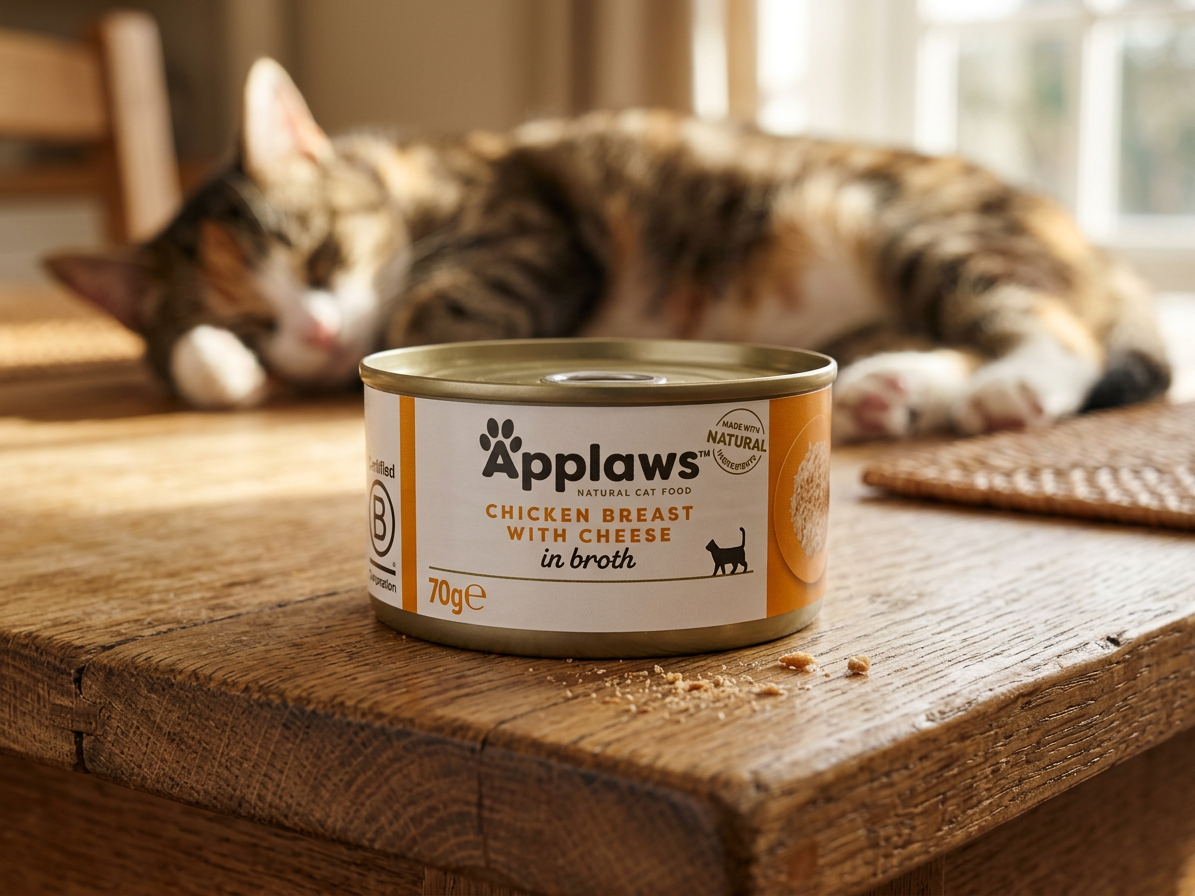 Applaws konzerva Cat Kuřecí prsa se sýrem 70g