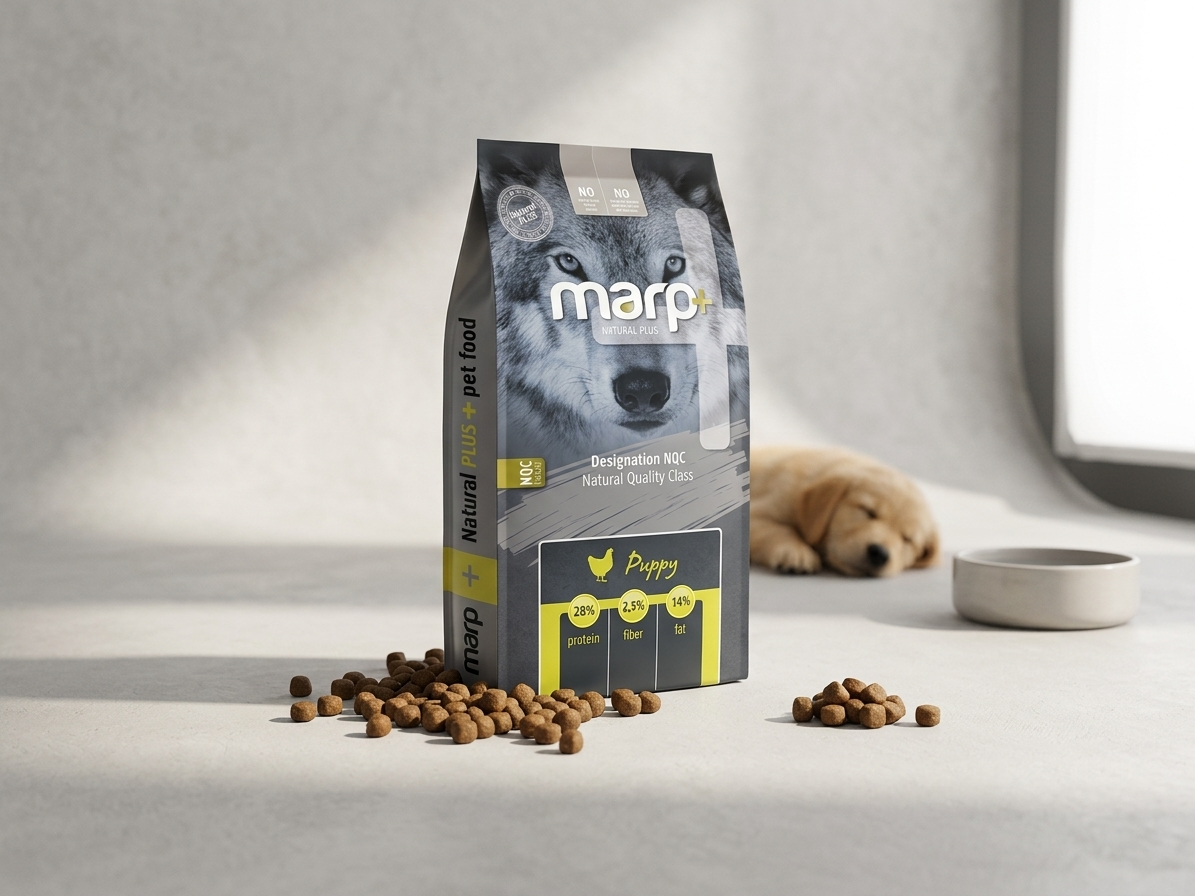 Marp Natural Plus Puppy – kuřecí granule pro štěňata 12 kg