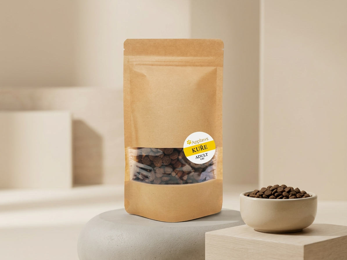 Applaws Cat Adult Kuře – vzorek bezobilných granulí 75 g