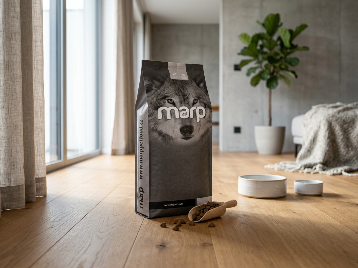 Marp Holistic White Mix LB 17 kg – granule bez obilovin pro velká plemena