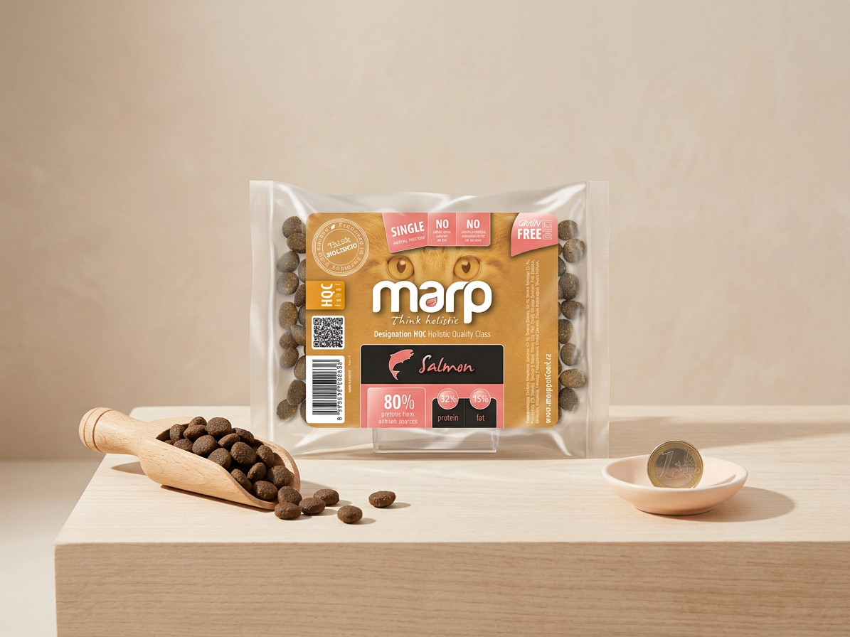 Marp Holistic Salmon CAT lososové granule bez obilovin 70 g