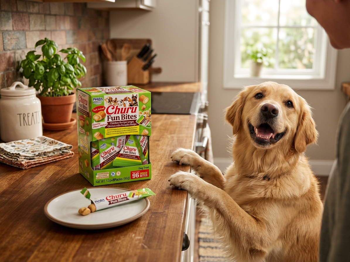 Dog Churu Fun Bites - Chicken Recipe wraps Chicken with Pumpkin Recipe 8x12g