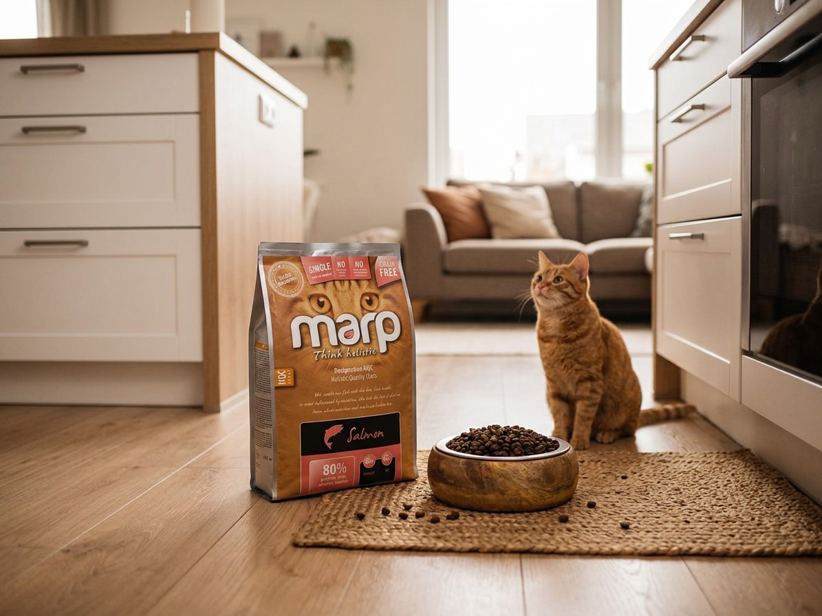 Marp Holistic Salmon CAT lososové granule bez obilovin 2 kg
