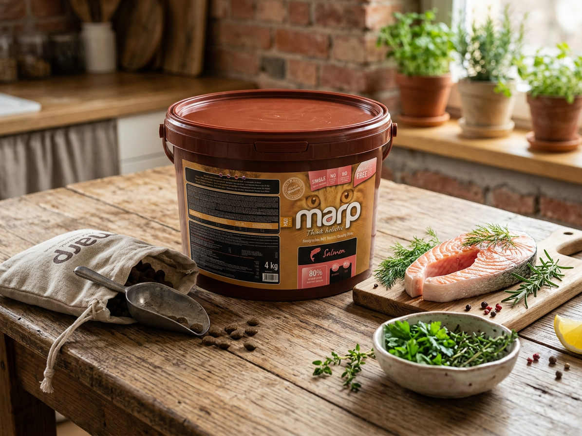 Marp Holistic Salmon CAT lososové granule bez obilovin 4 kg
