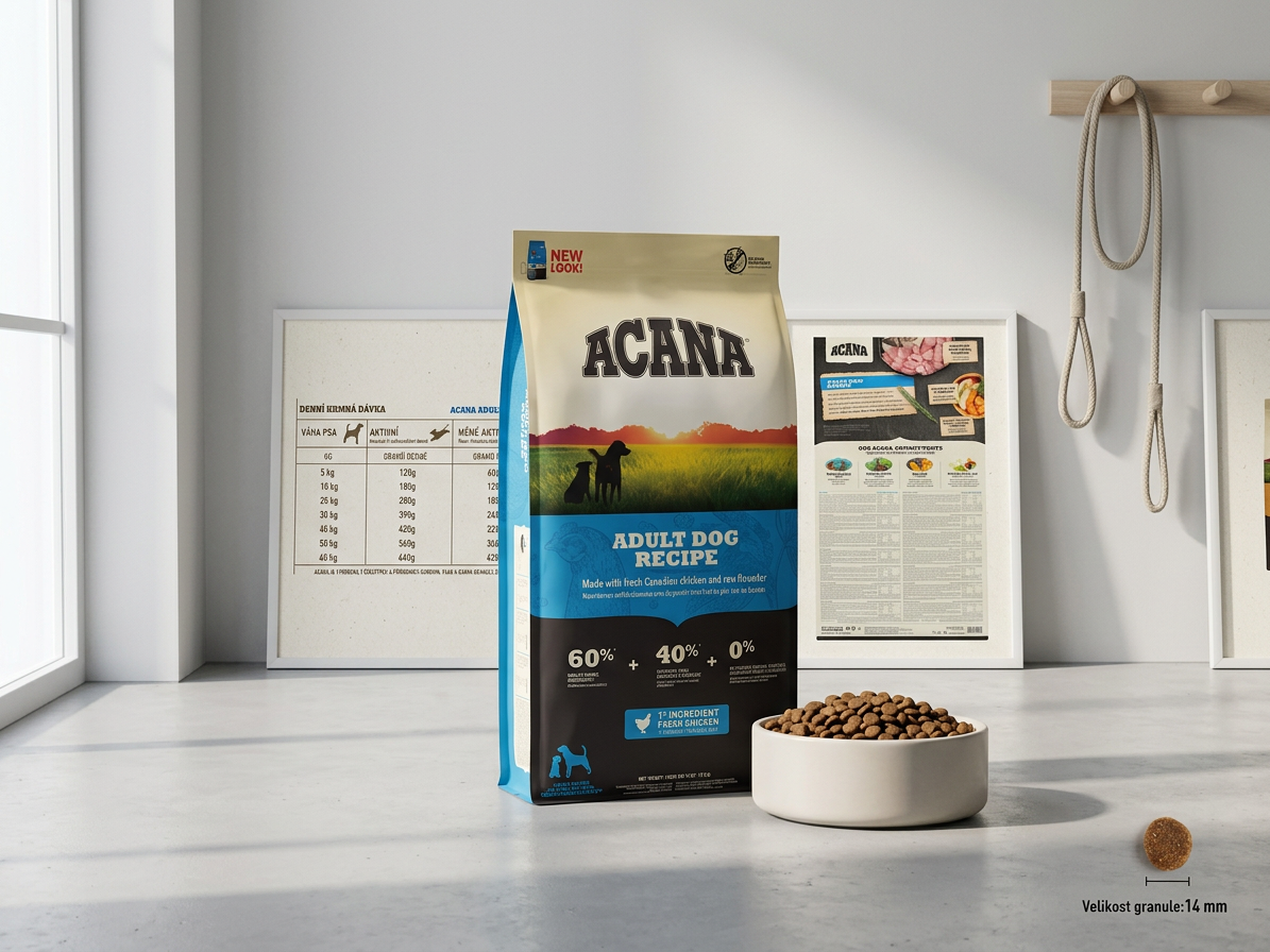 ACANA Adult Dog Recipe 17 kg – kompletní granule pro dospělé psy