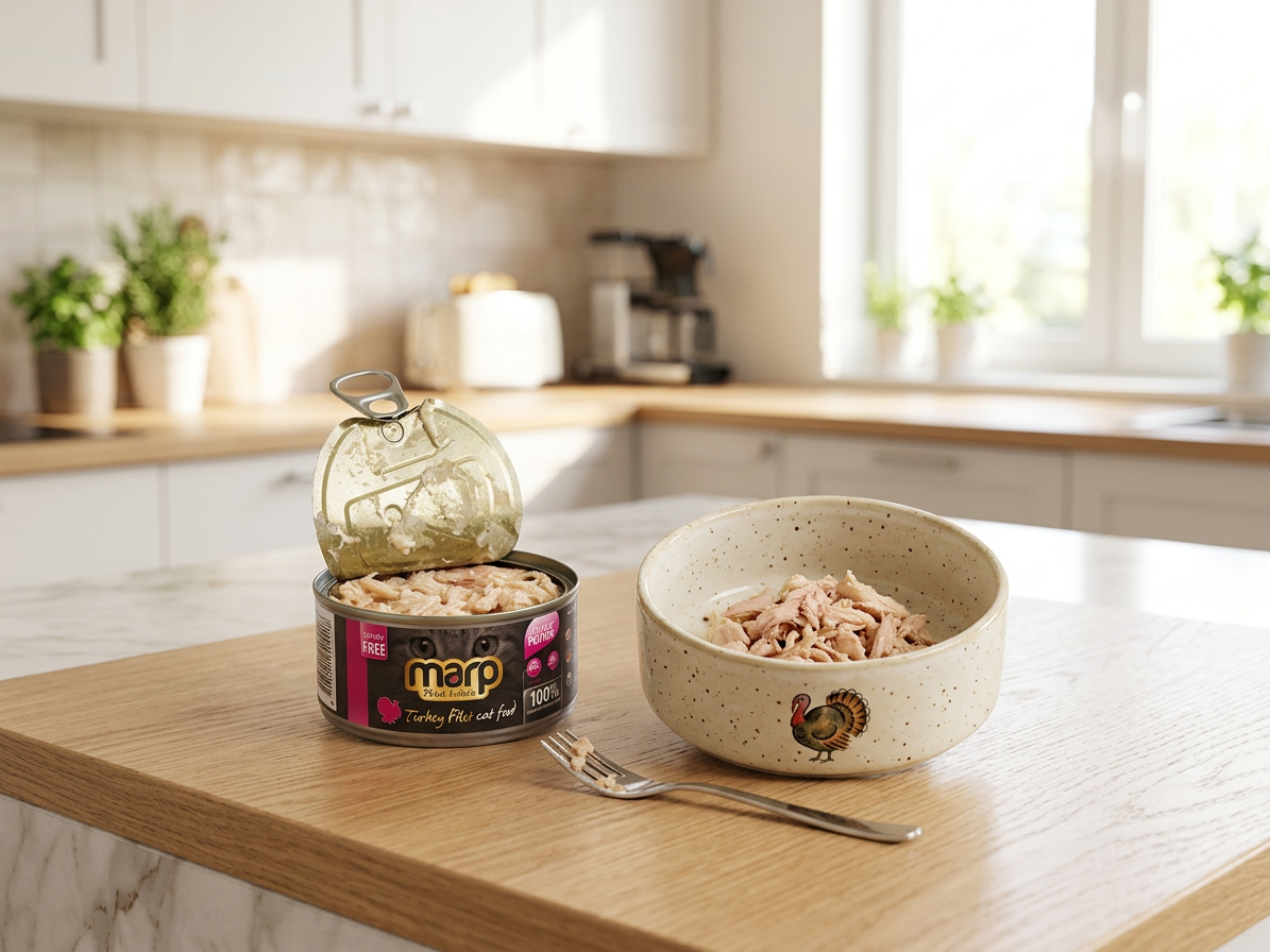 Marp Turkey Filet konzerva pro kočky s krůtími prsy 12x70g