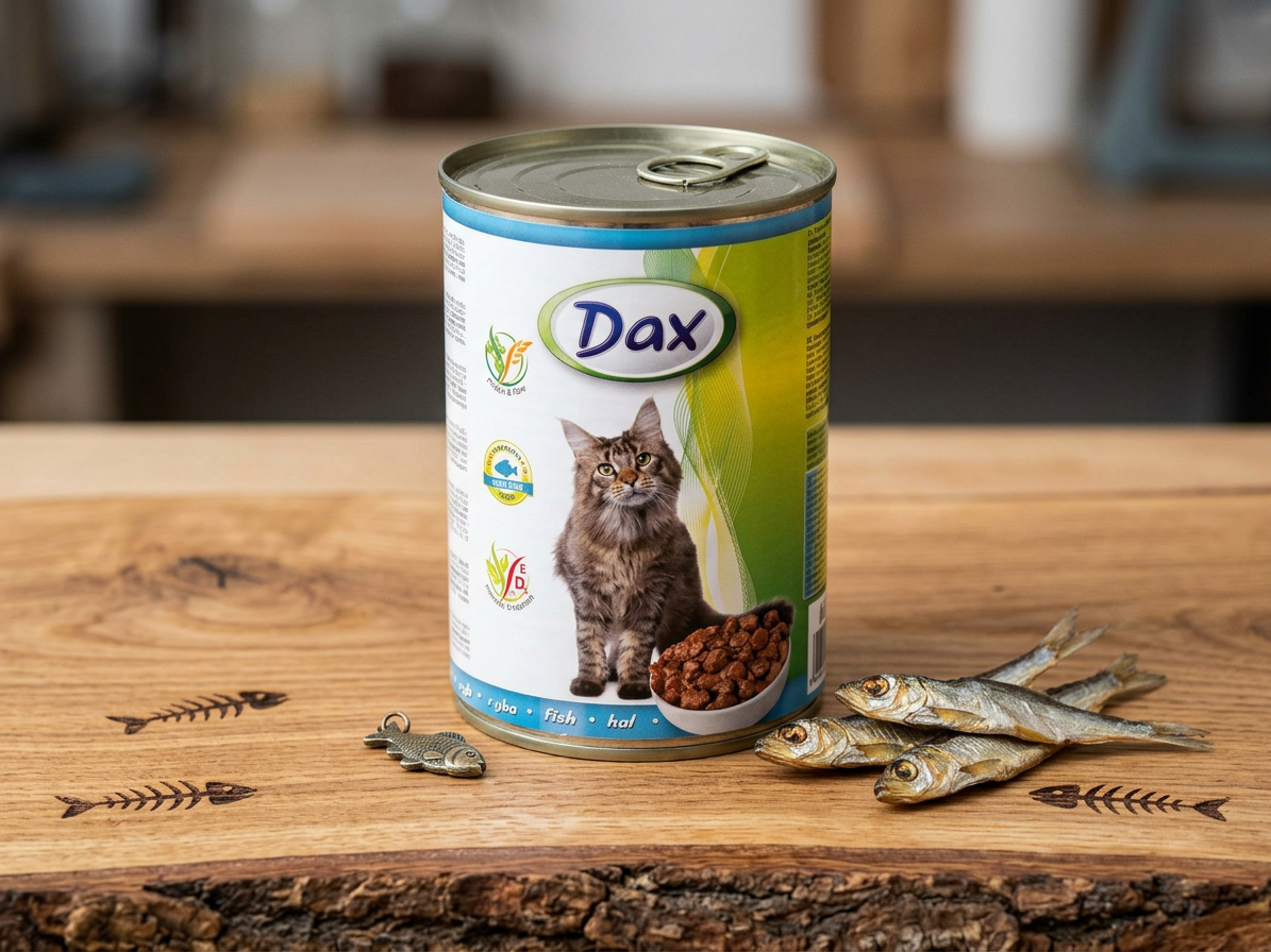 Dax Cat kousky rybí, konzerva 415 g