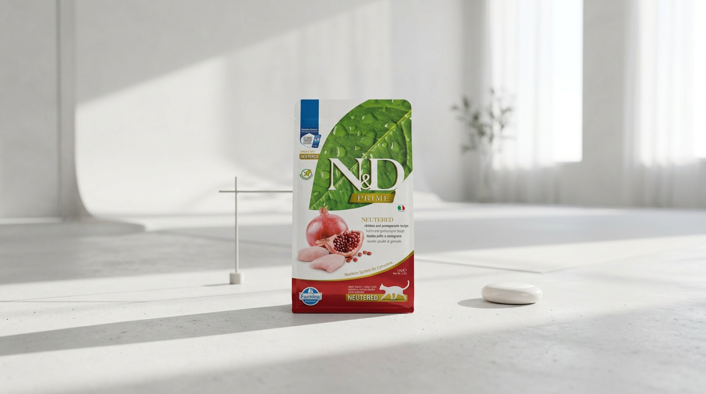 N&D Cat Prime Neutered Chicken & Pomegranate pro kastrované kočky 1,5 kg
