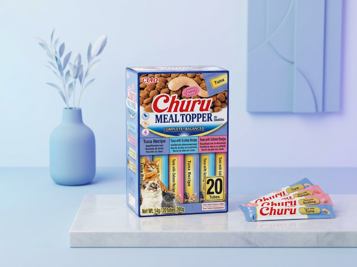 Churu Cat BOX Meal Topper Tuna Variety 20x14g