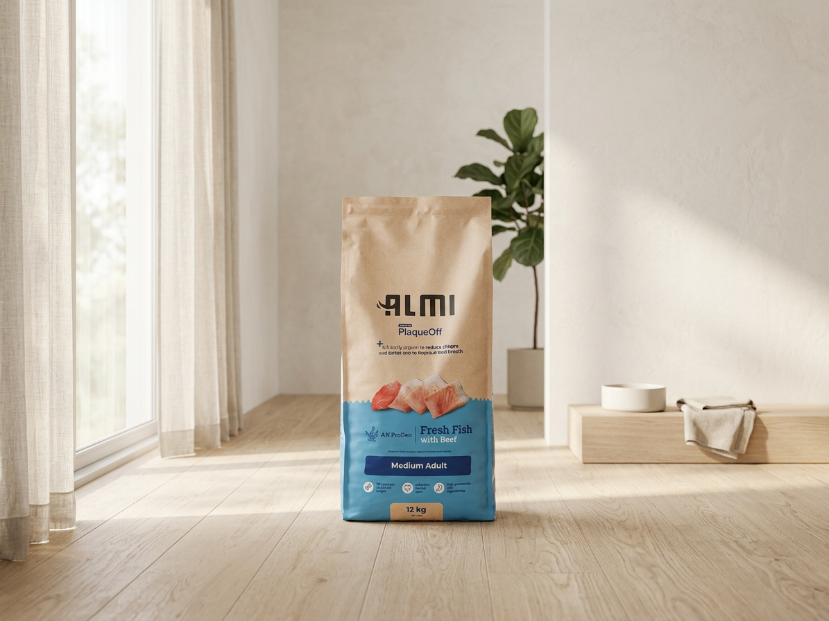ALMI Medium Adult 12 kg – kompletní granule pro dospělé psy