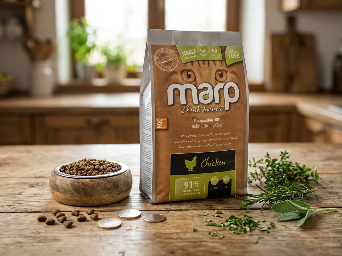 Marp Holistic Chicken CAT 2 kg – kuřecí granule bez obilovin