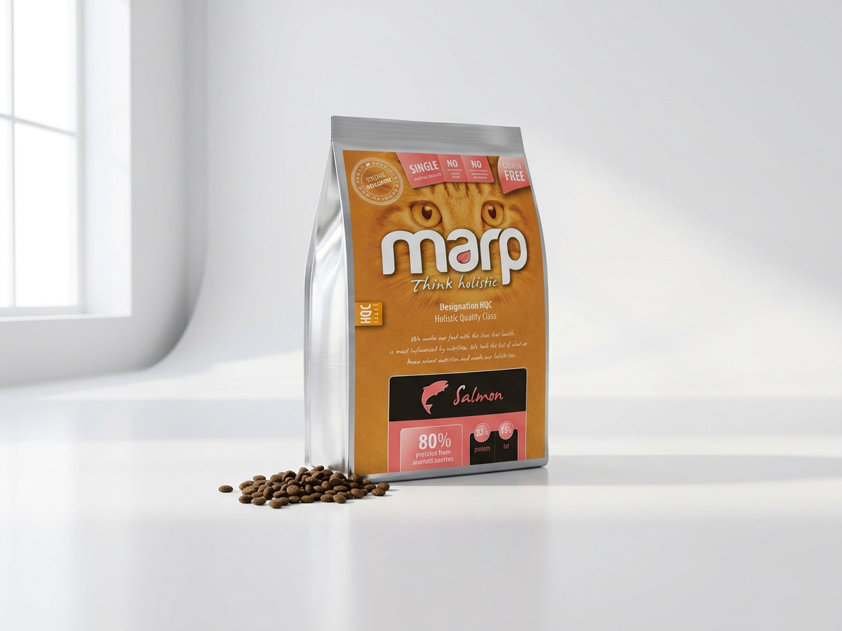 Marp Holistic Salmon CAT lososové granule bez obilovin 2 kg