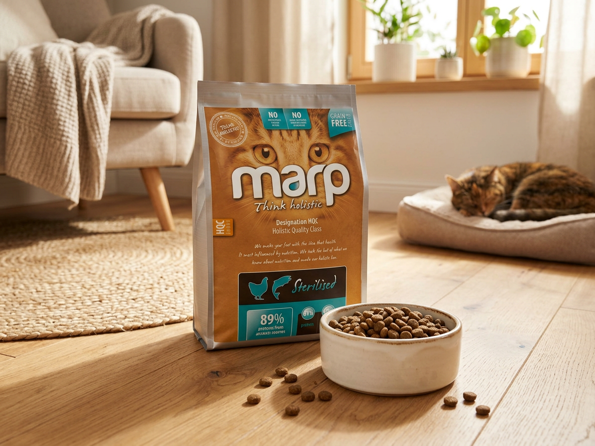 Marp Holistic Sterilised CAT pro kastrované a starší kočky 2 kg