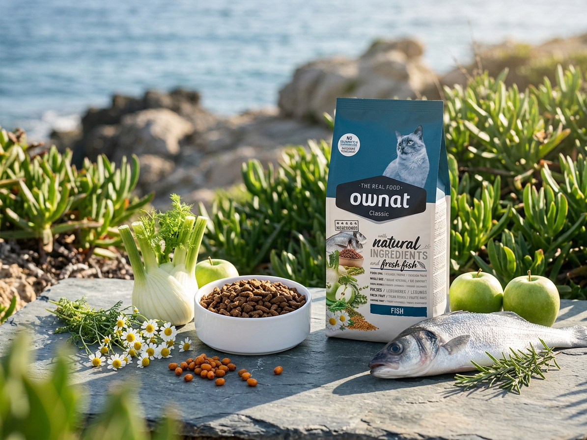 OWNAT CLASSIC CAT Fish 400 g – kompletní krmivo pro dospělé kočky