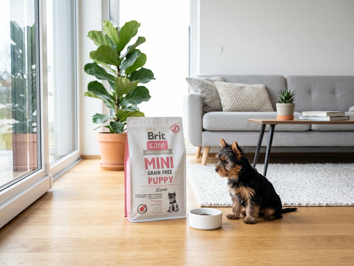 Brit Care Mini Dog Puppy Lamb – bezobilné granule s jehněčím 0,4 kg