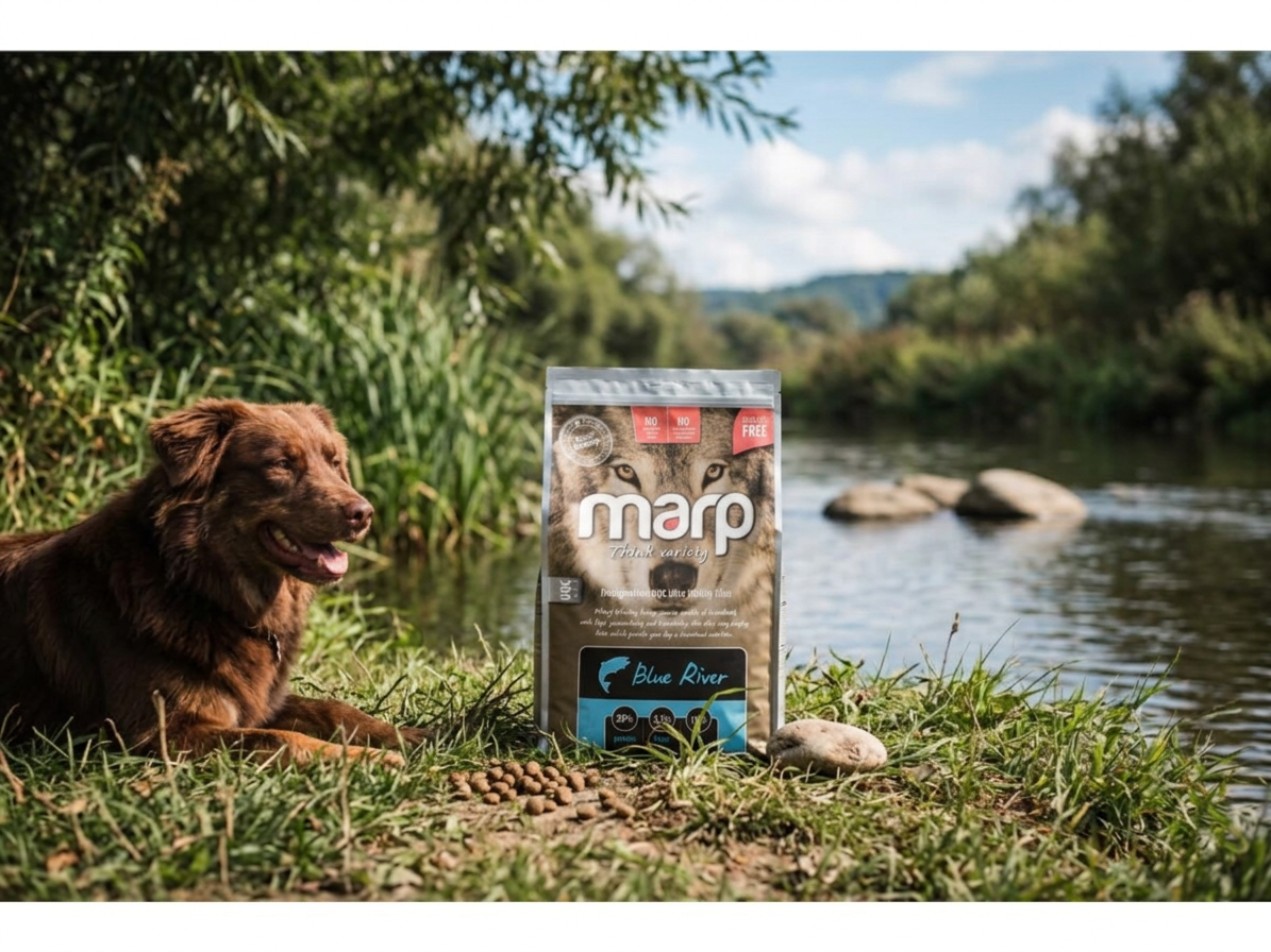 Marp Variety Blue River lososové granule pro štěňata 2 kg