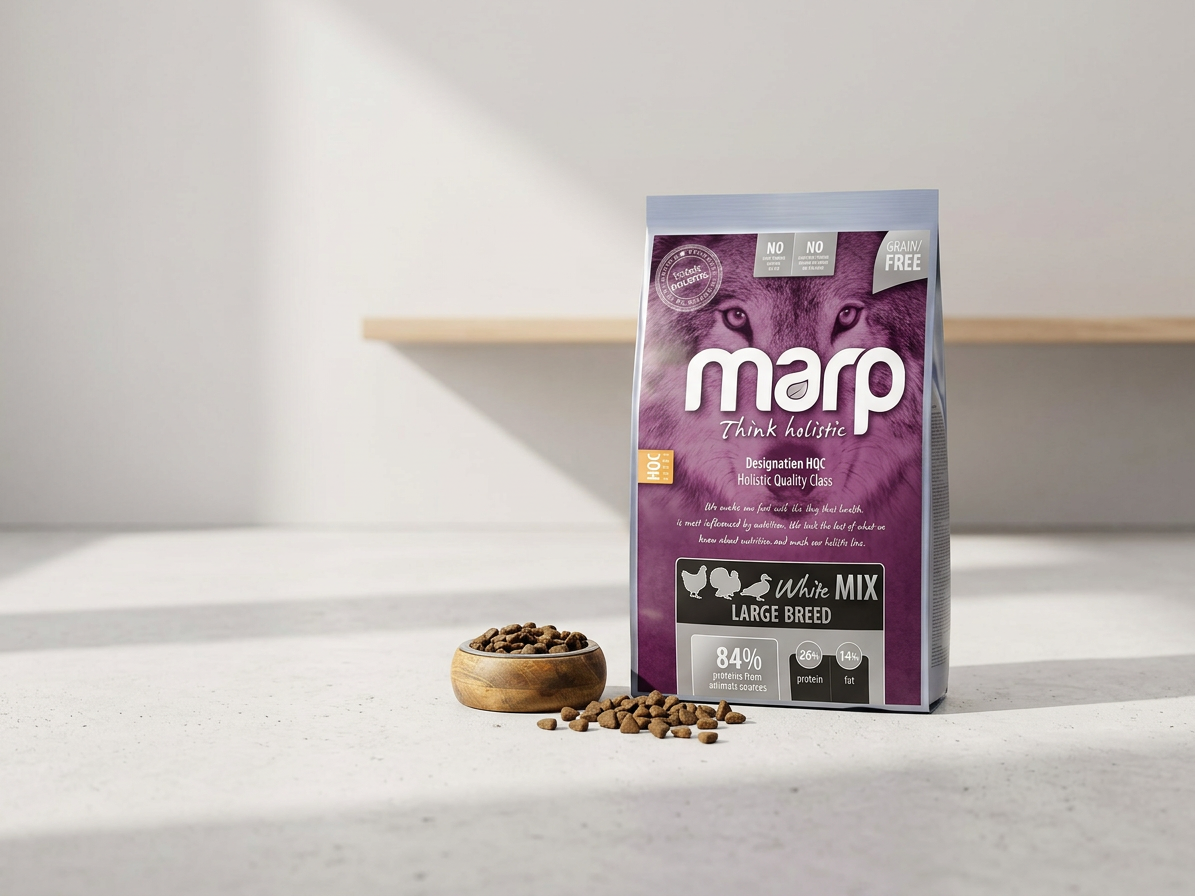 Marp Holistic White Mix LB 12 kg – bezobilné granule pro velká plemena