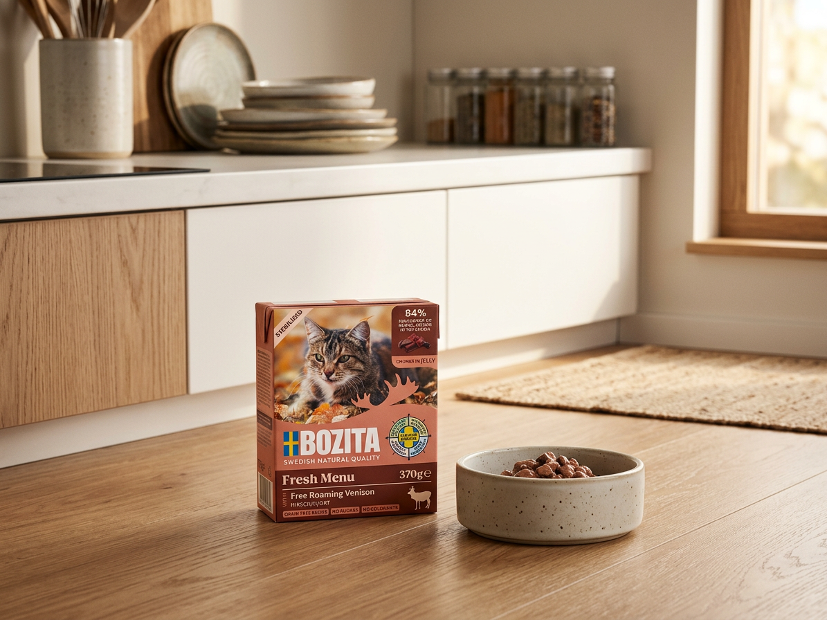 Bozita Cat Sterilised kousky v želé se zvěřinou, tetrapak 370 g