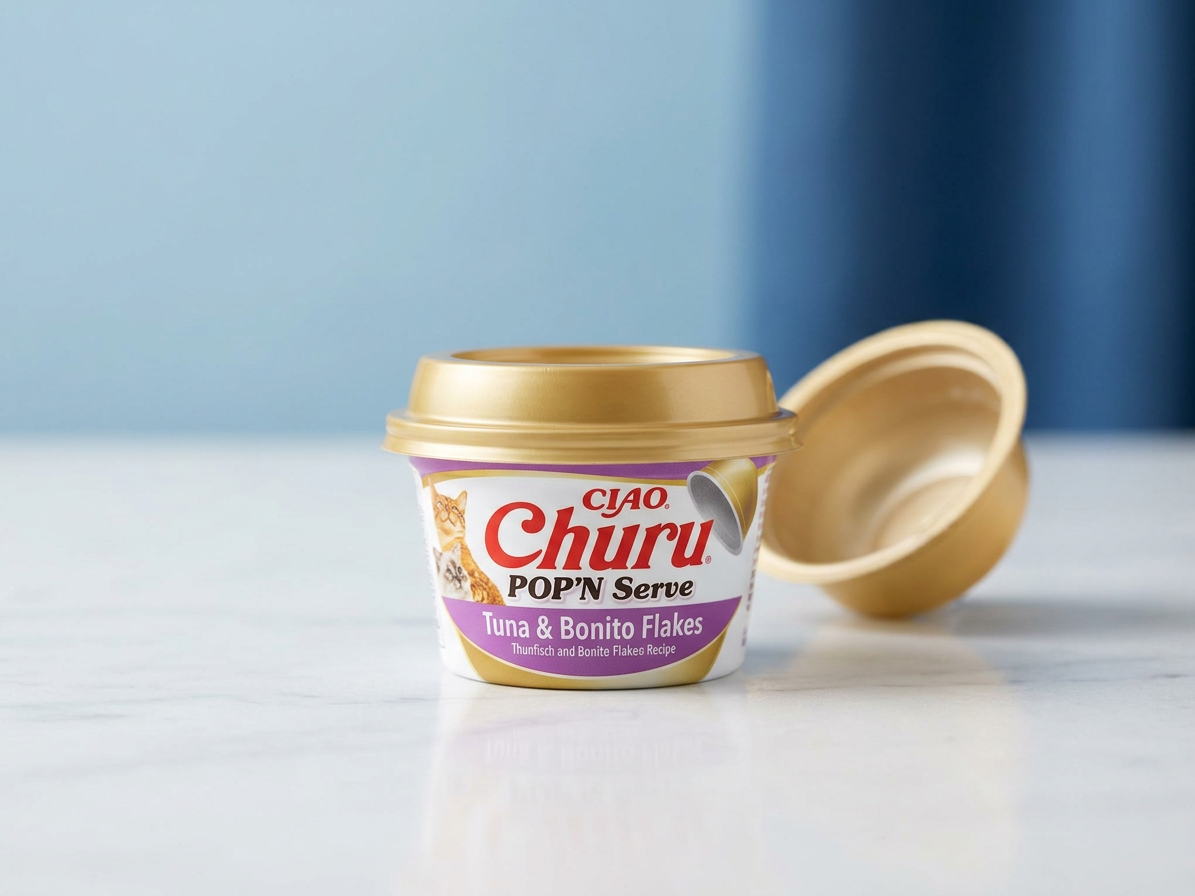 Inaba Churu POP'N SERVE tuňák a vločky bonito 2 x 35 g