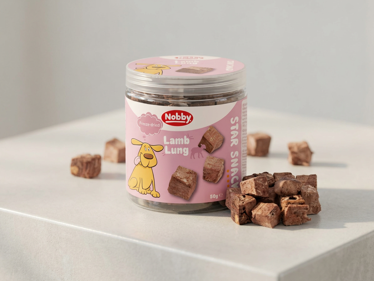 Pamlsek pro psy Nobby StarSnack FD jehněčí plíce, cca 50 g
