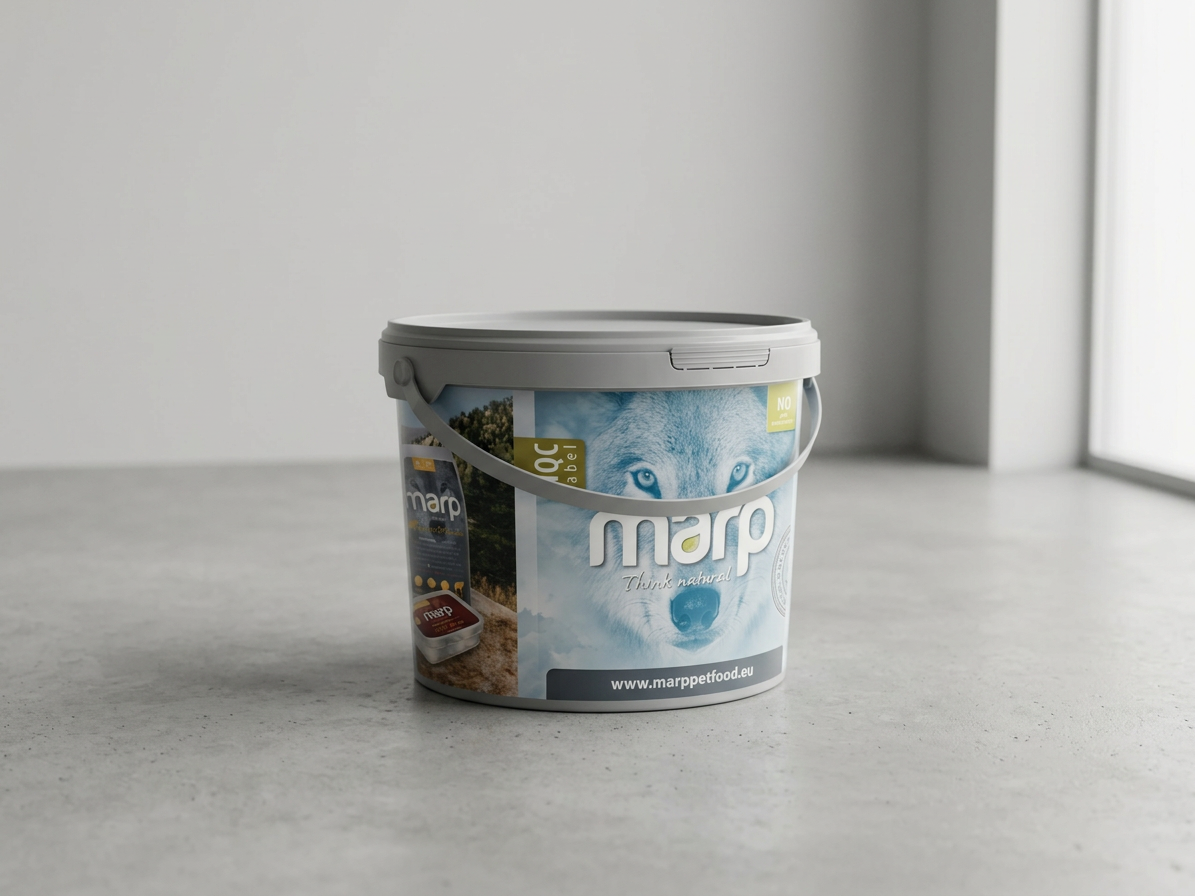 Marp kyblík na granule 4 kg, šedý