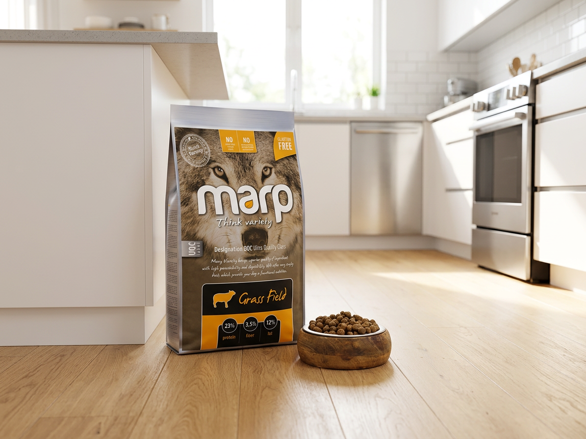 Marp Variety Grass Field jehněčí – bez lepku, 12 kg