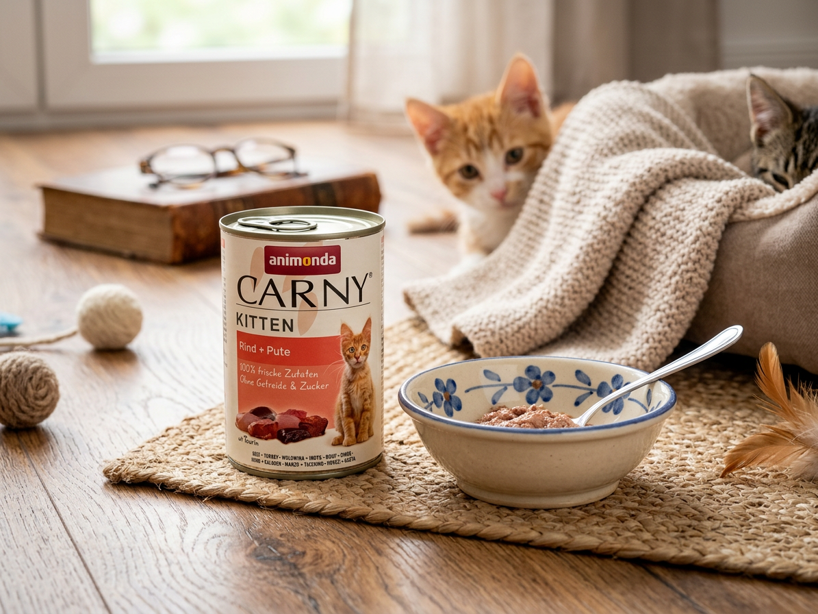ANIMONDA konzerva CARNY Kitten - hovězí + krůta 400g