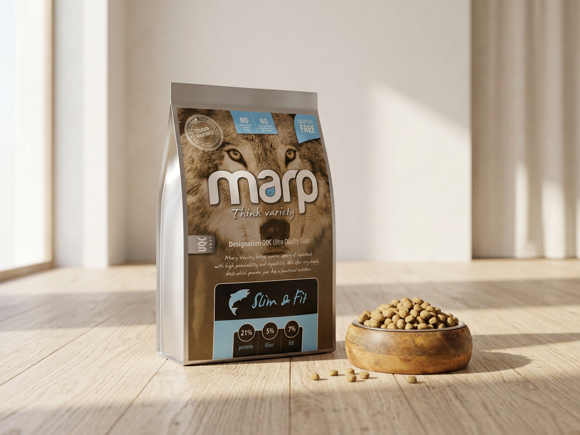Marp Variety Slim and Fit s bílou rybou – granule 12 kg