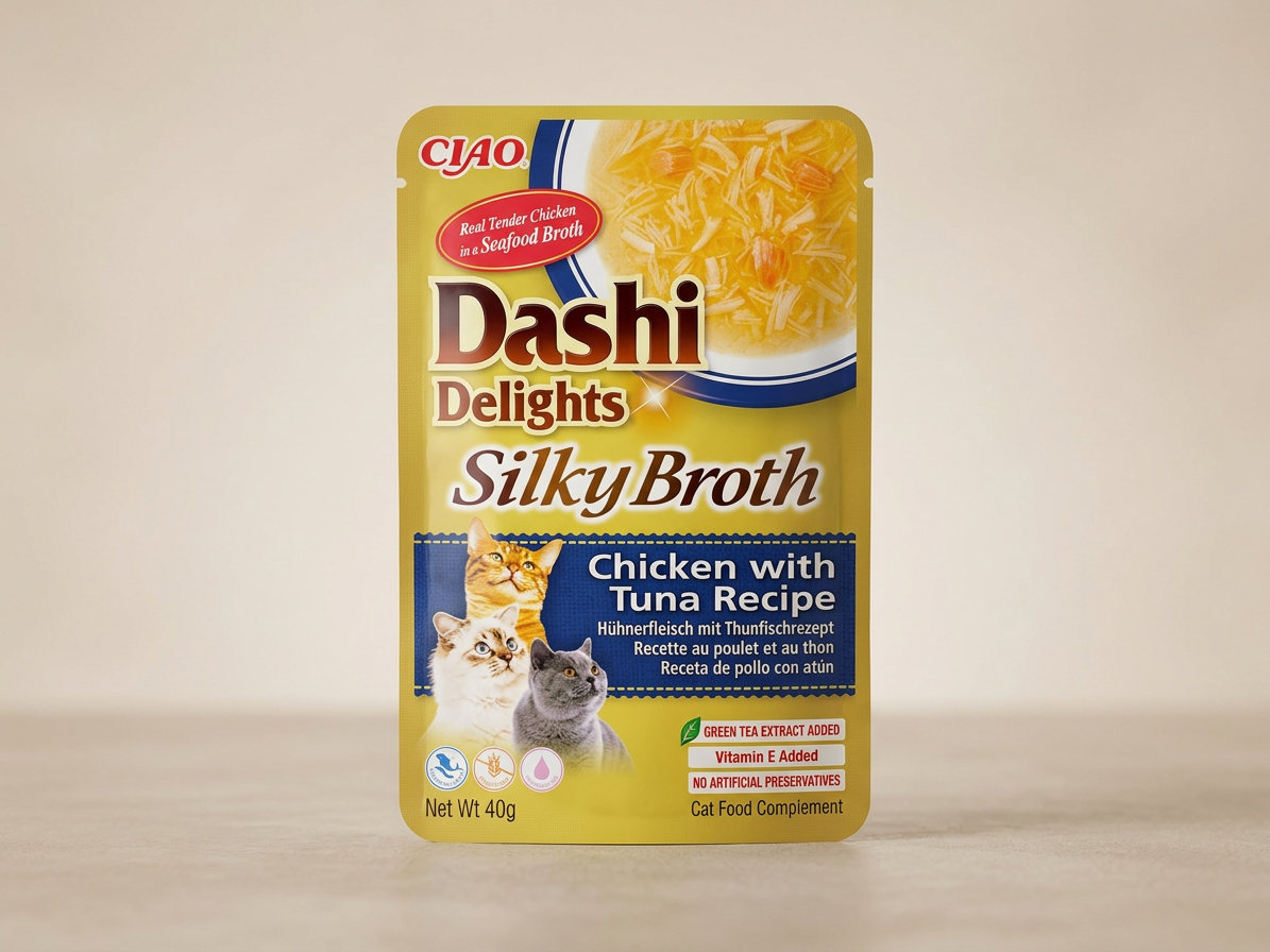 Churu Cat Dashi Delights Silky Broth Chicken&Tuna 40g