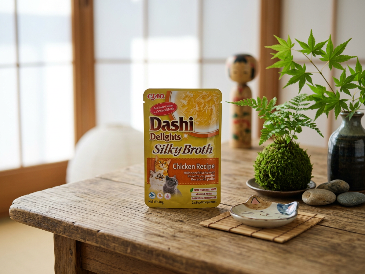 Churu Cat Dashi Delights Silky Broth Chicken 40g