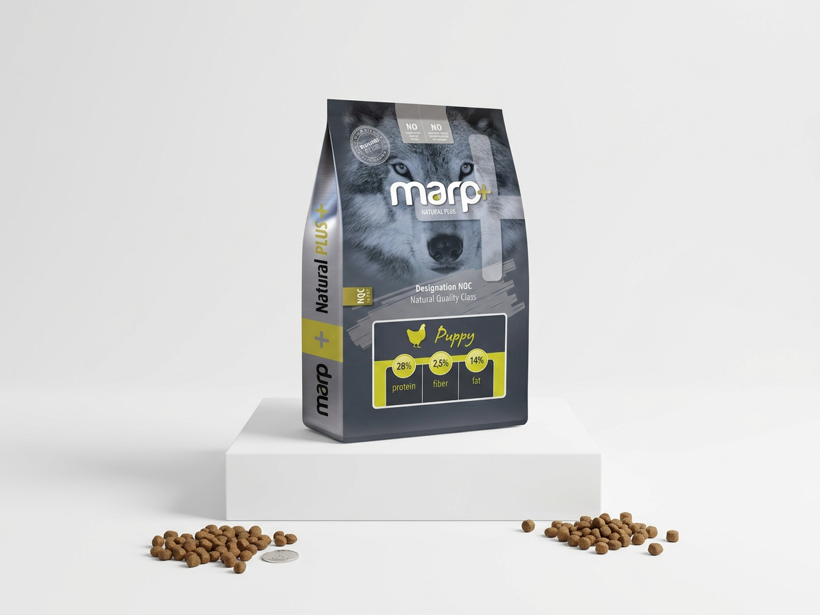 Marp Natural Plus Puppy – kompletní granule pro štěňata 2 kg