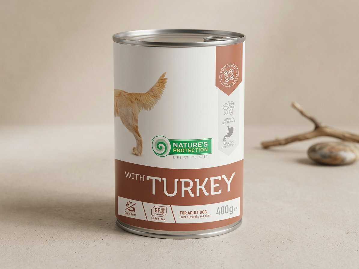 Konzerva pro psy Nature's Protection Dog Adult krůta, 400 g