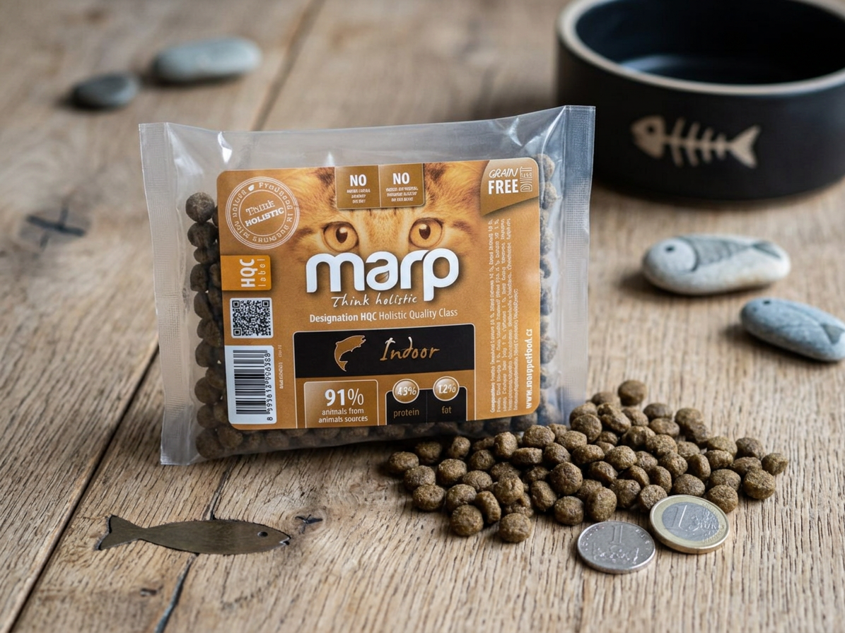 Marp Holistic Indoor CAT pro dospělé a starší kočky – vzorek 70 g