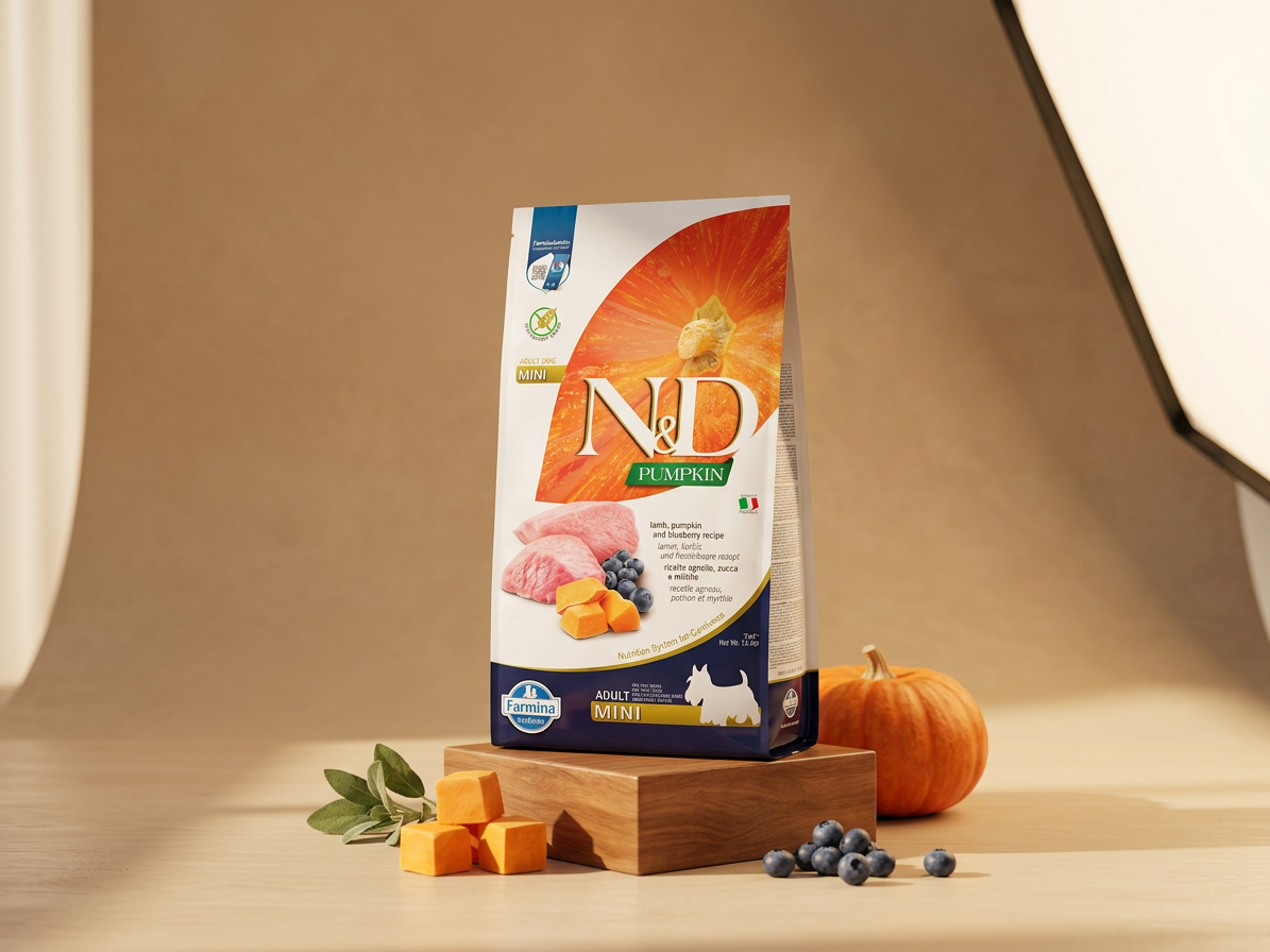 N&D Dog Adult Mini Grain Free Pumpkin Lamb & Blueberry 7 kg